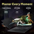 thumbnail image 3 of Lenovo Legion 5 15.3" WUXGA 165Hz Gaming Laptop, AMD Ryzen 7 260, GeForce RTX 5060, 64GB DDR5, 3TB Storage (2TB SSD+1TB Docking Station Set), Backlit Keyboard, HD Camera, Wi-Fi 6, Win 11, Black, 3 of 9