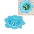 thumbnail image 5 of Masteelf Silica Gel Flower Shaped Kitchen Sink Strainer Drain Filter Bathroom Sink Strainers Basket Hair Catcher Blue, 5 of 6
