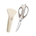 thumbnail image 1 of Under 10 Cutter Kitchen Shears Ultra Sharp Stainless Steel Multifunctional Stainless Steel Kitchen Detachable Shears Heavy Duty Meat Scissors Chicken Poultry Fish Herbs Food Scissors, 1 of 9