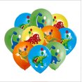 thumbnail image 4 of cumpleaños temáticas de amigos incluyen pancartas, globos de látex, adornos para pasteles, pegatinas, pluma marcada, amigos, fanáticos, suministros para fiestas, favores, 4 of 5