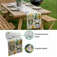thumbnail image 5 of Sunflowers Table Runner - 60 Inch Long, Kitchen Dining Table Runner Dresser Scarves, Spring Flowers Gnomes Hydrangea Daisy Wood Farmhouse Decor for Coffee Tables Wedding Party Banquet, 5 of 8