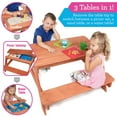thumbnail image 5 of Svan Kids All in One Convertible Indoor/Outdoor Picnic, Sand & Water Activity Table w Removable Top (43 X 35 X 19 in) - Made of 100% Wood for Safe & Fun Sandbox Play- Playbox for Boys and Girls, Gift, 5 of 5