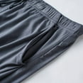 thumbnail image 6 of Men Cotton Pajama Pants Lightweight Soft Pj Trouser Bottoms Casual Lounge Pants with Pocket Size 3XL Gray, 6 of 8
