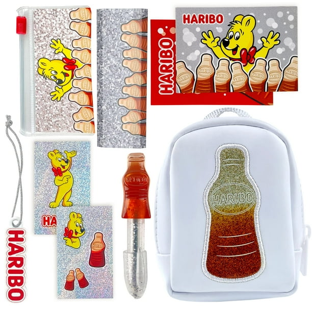 Real Littles Collectible micro Haribo HappyCola Backpack with 6
