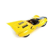 Speed Racer Shooting Star # 9 مع Speed X Figure ، أصفر - Auto World AWSS125 - 1 / 18 مقياس Diecast Model Toy Car