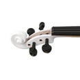thumbnail image 3 of Electric Viola Handmade Solid Wood White Color Viola with Carrying Case Bow, 3 of 8