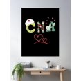 thumbnail image 2 of I Became A Cna Because Your Life Is Worth My Time Poster Wall Art, Modern Wall Decor, 24x36 UNFRAMED, 2 of 3