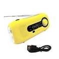thumbnail image 3 of Without battery- Solar Emergency Weather Radio Hand Crank Self Powered AM FM WB Radio LED Flashlight, 3 of 5