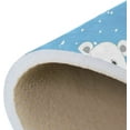 thumbnail image 6 of Coolnut Lightweight Soft Area Rugs 31x20 Inch, Baby Polar Bears with Gifts Floor Mat Doormat for for Rooms Entrance Hardwood Floor Living Room 2'7" x 1'8"） Nursery Rugs, 6 of 6