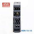 thumbnail image 5 of Mean Well HDR-15-15 Ultra Slim Step Shape Power Supply 15W 15V - DIN Rail, 5 of 5