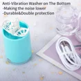 thumbnail image 4 of Jinsinto Ultrasonic Vibrating Contact Lens Cleaner, Soft Touch Automatic Travel Quick Contact Lens Cleaner Cleaning Case with USB Charging Cable (Blue), 4 of 5