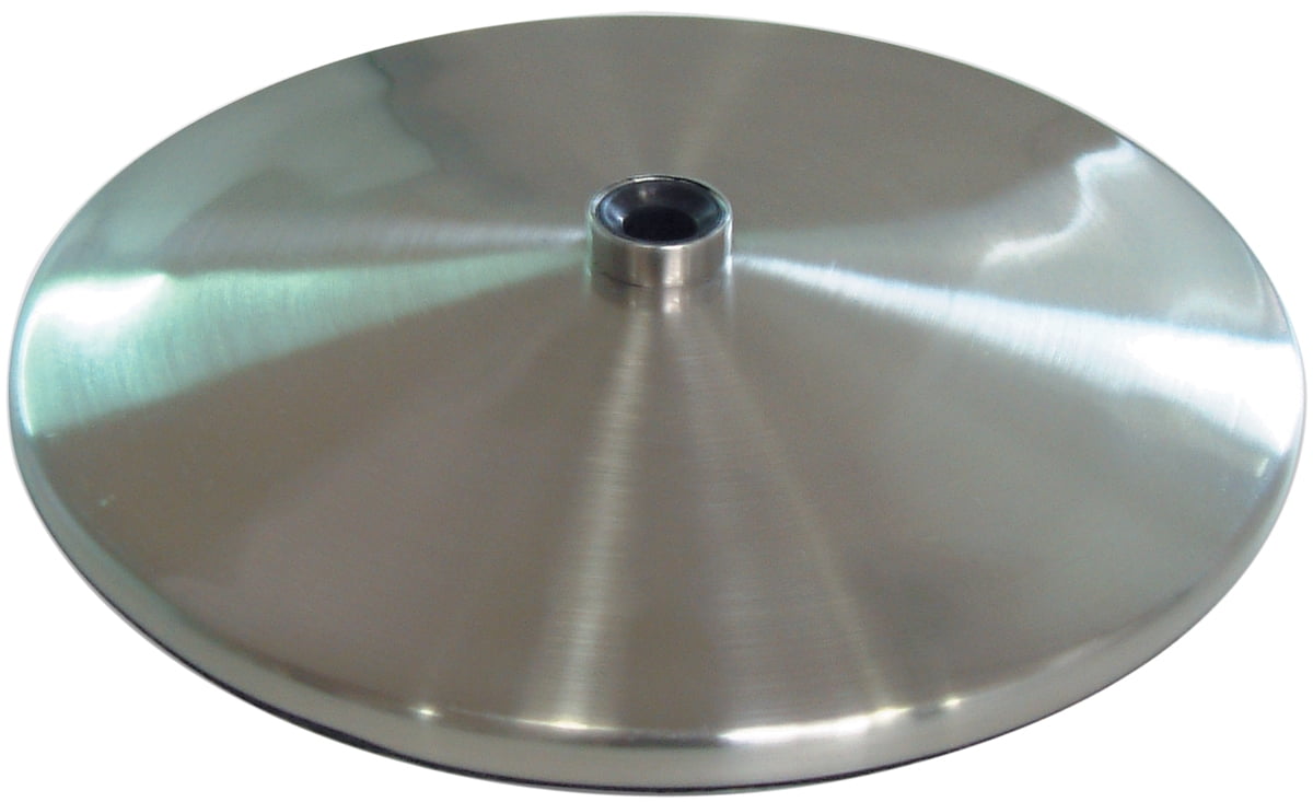 brushed chrome table lamp