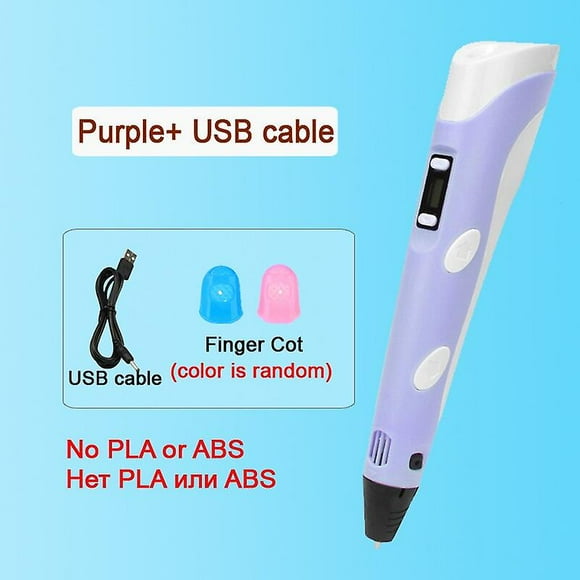 3D pen diy drawing pen with lcd screen compatible pla filament toys safe paiting for children kids christmas birthday gift
