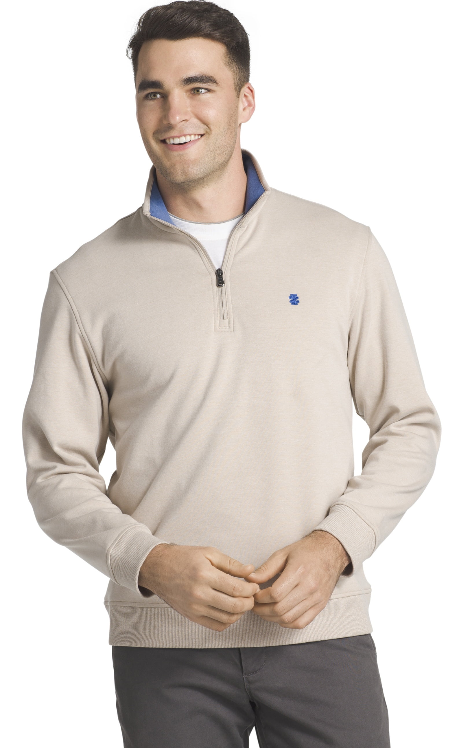 men's izod advantage sportflex performance stretch fleece sweatshirt