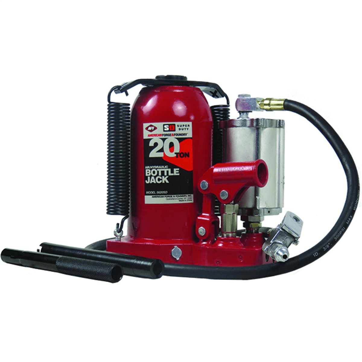 AFF- Bottle Jack - 20 Ton Capacity - Air/Manual - SUPER DUTY