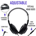 thumbnail image 3 of Eduvy Bulk Auriculares para Aula con Micrófono, Paquete Escolar de Alta Resistencia Auriculares con Cable para Estudiantes. Suministros imprescindibles para profesores desde la primaria hasta la unive, 3 of 5