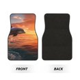 thumbnail image 2 of Balery Sunset Dancing Dolphin B Juego de 4 Alfombrillas para Auto, Revestimientos de Caucho Resistente, Diseño Antideslizante, 2 of 7