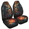 thumbnail image 2 of POLERO 2 PCS Car Seat Covers Wolf Galaxy Space Print Front Auto Seat Cover, Breathable Car Bucket Seats Protector Covers Universal fit for SUV Sedan Van, 2 of 7