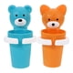 thumbnail image 1 of 2 juegos de soportes para vasos de cepillos de dientes con dibujos animados, sin perforaciones, multifuncionales, con taza, 1 of 8