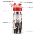 thumbnail image 3 of One Music Direc-,Ti0n Water Bottle with Straw Lid Vacuum Insulated Stainless Steel Double Walled Leakproof Tumbler Cup 12oz, 3 of 8