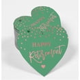thumbnail image 2 of Inkdotpot Rose Gold Foil Paper Hang Tags Happy Retirement Favor Tags 100 Pieces, 2 of 6