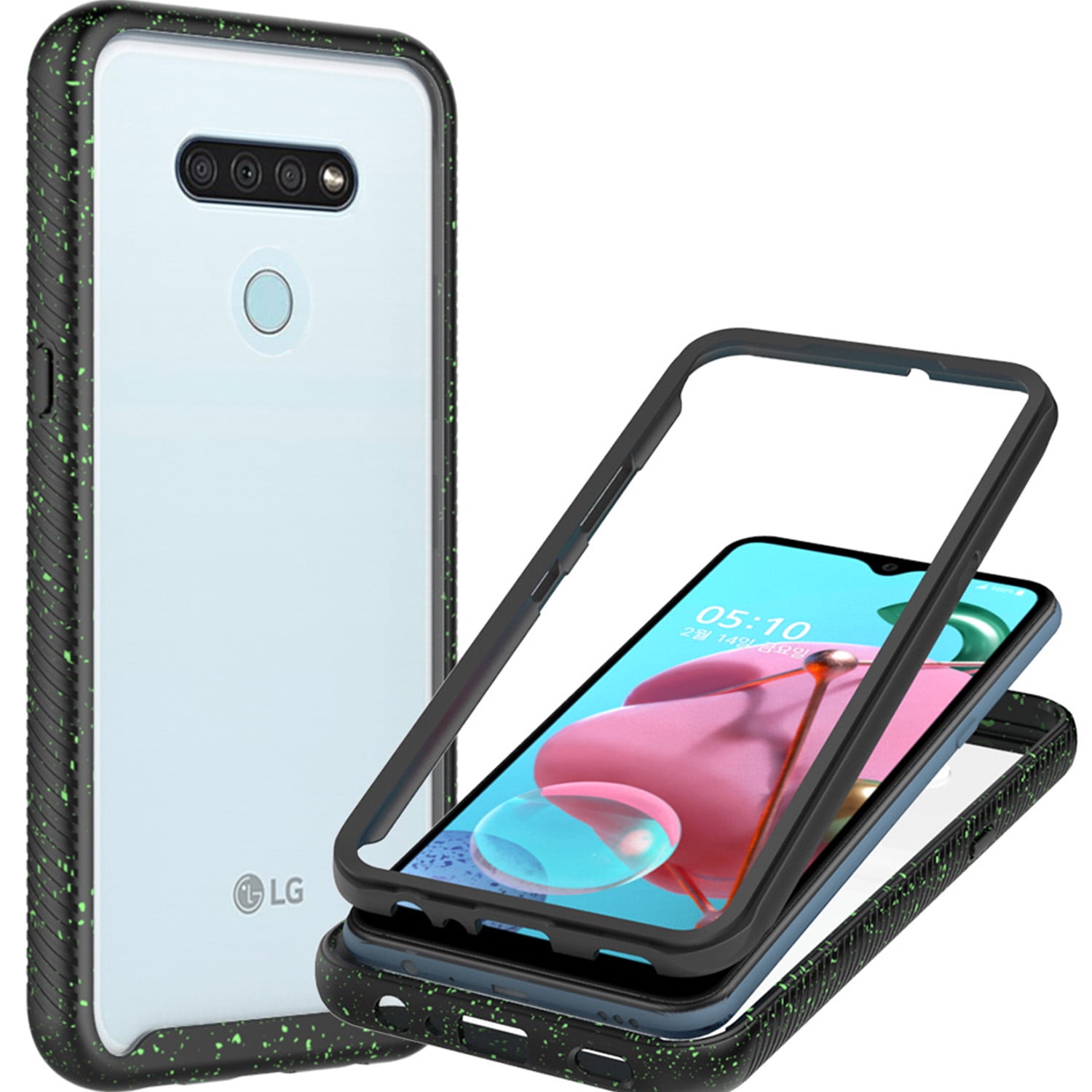 CoverON LG Stylo 6 Case Heavy Duty Full Body Slim Fit Shockproof Clear