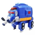 thumbnail image 5 of Base de rescate de elefante para niños, juguete técnico de transformación de sonido, coche de rescate de dinosaurio Gogo, nuevo, 5 of 5