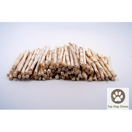 Rawhide Natural Twist Sticks -Pack of 100 From Top Dog