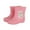 Pink, variant on Little Girls Boots Rain Kids Footwear Cute Bunny Dinosaur Lightweight Soft Sole Rainy Season Shoes Size 7-8T