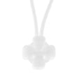 thumbnail image 3 of Tiradores de cremallera 10pcs cremallera tirones de la cuerda del cordón para la mochila de viaje al aire libre mochila blanco, 3 of 7