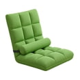 thumbnail image 3 of Silla de suelo con respaldo, sofá de suelo cómodo, sofá de apartamento Verde, 3 of 9