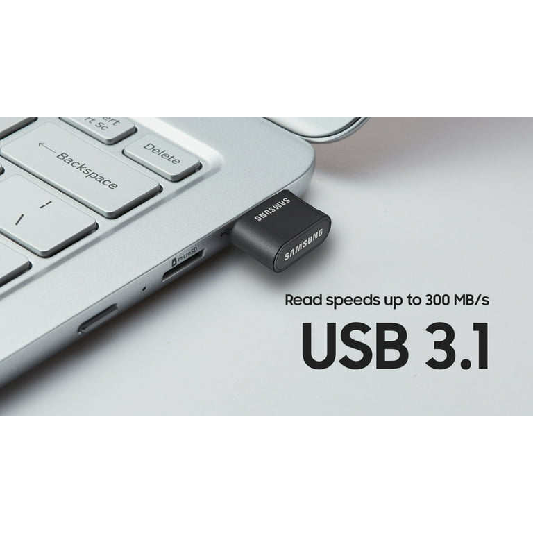 Sig til side Sweeten Hick SAMSUNG 256GB Fit Plus USB Flash Drive - Walmart.com