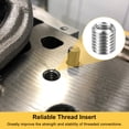 thumbnail image 6 of Uxcell 6pcs Thread Repair Inserts M14 x 2 Male to M10 x 1.5 Female Thread 16mm Long Stainless Steel Reducing Nuts Metric Self Tapping Sleeves, 6 of 7