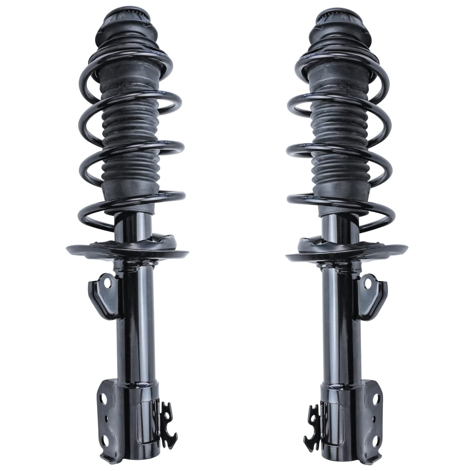 Detroit Axle - Front Complete 2 Struts with Coil Spring 2 Sway Bar Links for 2006-2011 Toyota Yaris 2007 2008 2009 2010 2011 Quick Install Ready Struts Shocks Assembly
