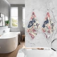 thumbnail image 5 of Coolnut Hand Towels Traditional Japanese Patterned 2 PCS, Cotton Bath Towel for Drying Face Hands Body Decorative Water Absorbent Lightweight Towels for Bathroom Ktichen Travel Gym, 16"x28", 5 of 6