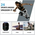 thumbnail image 5 of Cyberdyer QS10 Smart Watch 1.83" inch Fitness Tracker with Bluetooth Call for Android and Ios - Blue, 5 of 8