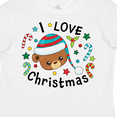 thumbnail image 4 of Inktastic I Love Christmas- cute teddy bear Boys or Girls Toddler T-Shirt, 4 of 5