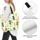 thumbnail image 3 of Balery Seahorse Bolsa Tote Estilo Estético con Cremalleras, Bolsa de Hombro, Bolsa de Compras Grande y Plegable, 3 of 8