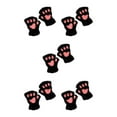 thumbnail image 2 of kurtrusly Restez Élégant avec des Gants Mignons Sans Doigts Cadeaux Réfléchis Gants Demi-Doigts Noir 5Ensemble, 2 of 6