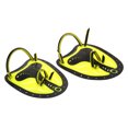 thumbnail image 1 of WHALE Swimming Diving Hand Fins Paddles Webbed Training Fin  Equipment Yellow L Water Sports, 1 of 8