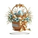 thumbnail image 4 of Accesorios de adornos de pascua 2d accesorios de ornamería ligera decoración de mesa de mesa de placa para sala de estar de oficina en interiores Canasta de huevos, 4 of 8