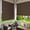 Mocha, variant on DIFY 10' x 8' Outdoor Roller Shade, Cordless Patio Blinds for Porch Pergola Balcony Deck Windows, Grey
