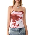 thumbnail image 2 of Yunliwuli Women's Cami Crop Tops Slim Fit Scoop Neck Backless Adjustable Spaghetti Strap Tops Shirts for Summer, 2 of 9