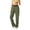 15Army Green31, variant on WERYOUNG Women's Casual Pants Solid Color Elastic Waist Athletic Trousers Outing Wear Loose Fit Straight Leg Pant With Pockets Outdoor Sport Stylish Comfortable Slacks