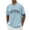 Blue, variant on Telankuip 2026 Summer Mens T Shirts Fashion Letter Printed Raglan Sleeve Round Neck Athletic Tops Soft Comfortable Thin Workout Graphic Tees Simple Stylish T-Shirt for Daily Wear White XS
