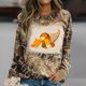 thumbnail image 1 of Ichuanyi liquidación moda para mujeres manga casual de manga redonda redonda de cuello estampado blusa tops blusa ICHUANYI WER202308214404, 1 of 5