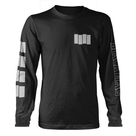 Black Flag Adult Logo Long-Sleeved T-Shirt