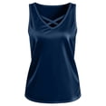 thumbnail image 5 of Helii Womens Tank Tops Women's V Neck Solid Sleeveless Casual Summer Tank Top Cami Vest Sleeveless Tops for Women, 5 of 6