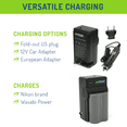thumbnail image 6 of Wasabi Power Battery (2-Pack) and Charger for Nikon EN-EL3e, 6 of 7
