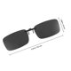 thumbnail image 2 of unbranded Gafas De Sol Clip on Unisex Negras Con Lentes Polarizados Y Sin Montura Para Protección Y Estilo, 2 of 7